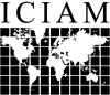 The International Council for Industrial and Applied Mathematics logo (black)